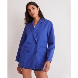 Madewell Crossover Blazer Jacket Doublebreasted Medium